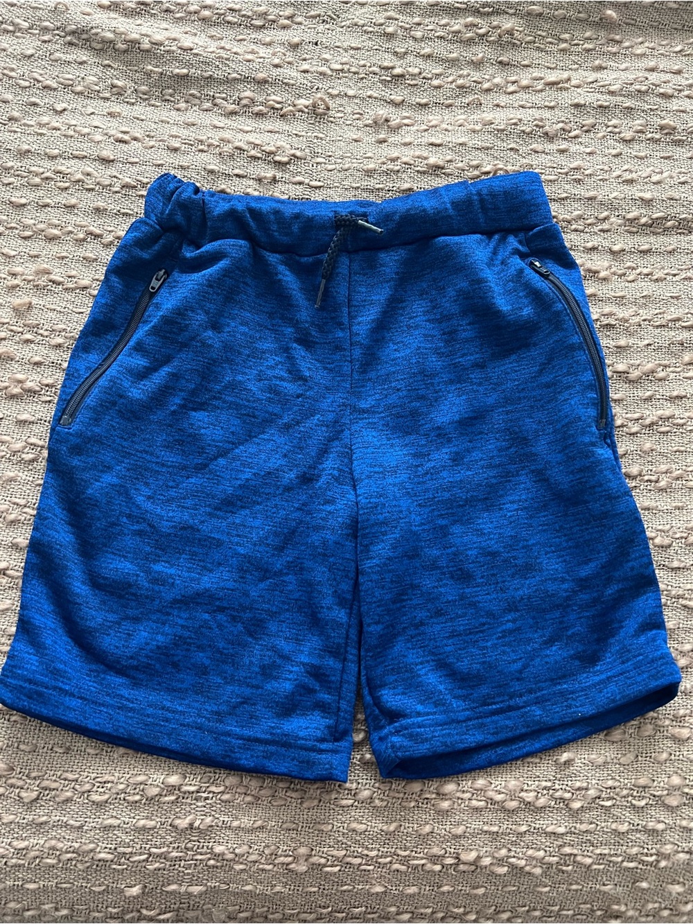 The Children's Place Royal Blue Knit Shorts with Zip Pockets